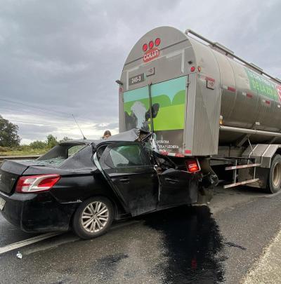 Accidente de tránsito en la ruta 5 Sur deja dos fallecidos