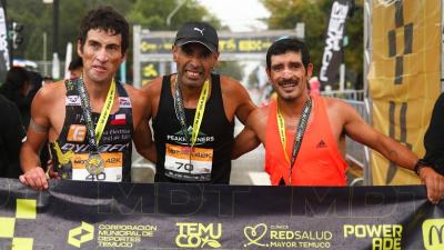 Enzo Yáñez y Johanna Rivas ganaron el Maratón de Temuco