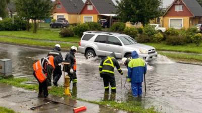 Los Lagos lleva una semana bajo alerta por lluvia, viento y riesgo de remociones en masa