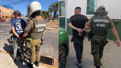 Ronda Impacto deja 13 detenidos en Quintero: siete son prófugos de la justicia