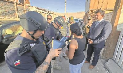 "Terminó la pasividad": Masivo operativo de seguridad y fiscalización en Cerro Chuño