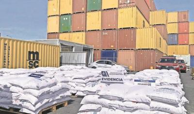 Decomisos: Reinician retiro de precursores químicos desde el puerto de Arica