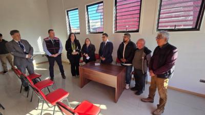 Instalan módulo de atención de Bienes Nacionales para afectados por incendios en Lirquén