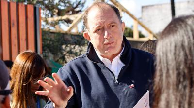 Ministro Poduje explicó video durante conversación con damnificados: "Fue tomado al final"