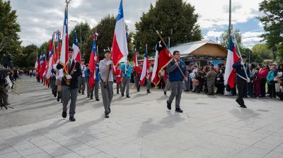 Masiva participación marcó desfile por los 468 años de Osorno