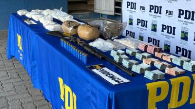 Operativo antidrogas permite la incautación de 15 kilos de drogas en Hualpén: hay dos detenidos