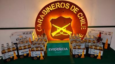 Logran incautación de alcohol en local clandestino en el centro de Iquique