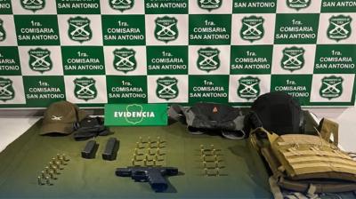 Detienen a dos personas tras operativo por disparos en toma de San Antonio