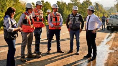 Ñuble: Dan inicio a las obras de seguridad en tramo estratégico de la Ruta N-31
