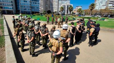 16 personas detenidas dejó Ronda Impacto en Viña: seis eran prófugos de la justicia