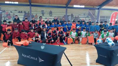 Chonchi desarrolla la tercera versión del Futsal Escolar AquaChile con gran participación provincial