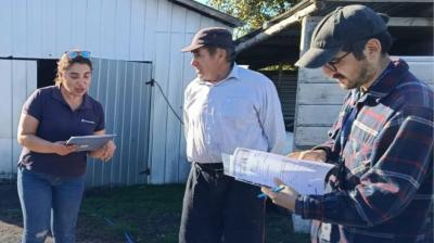 Dalcahue inicia tres proyectos de riego para fortalecer la agricultura familiar en Ñiucho