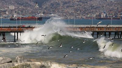 Nuevo ciclo de marejadas azotará a las costas del país