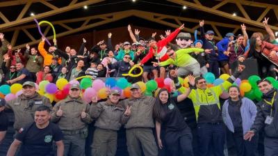 Dalcahue reunió a más de 170 corredores en el aniversario 99 de Carabineros