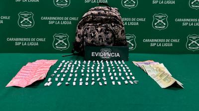 Un detenido por tráfico de drogas en pequeñas cantidades en La Ligua