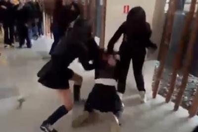 Alumnas que propinan golpiza a compañera en liceo de Lautaro fueron formalizadas