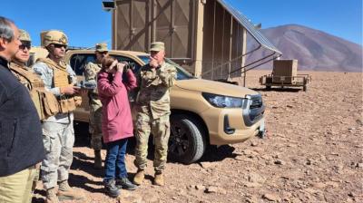 Autoridades de Antofagasta despliegan recorrido en frontera de Antofagasta con foco en control en Hito Cajón