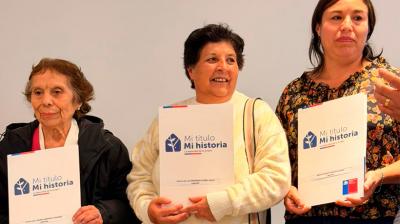 20 familias de Limache recibieron sus títulos de dominio