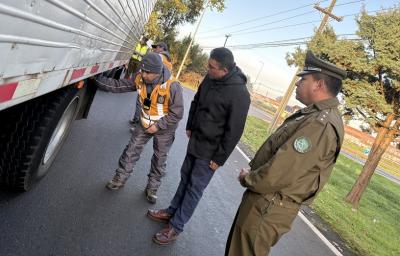 Refuerzan controles vehiculares en La Araucanía previo a feriado largo