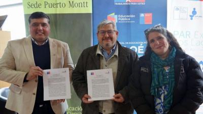 UACh y Slep firman convenio para impulsar la ciencia e innovación en escuelas públicas chilotas