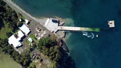 Quinchao: Rampa de doble propósito en isla Alao alcanza 99% de avance y se prepara para su inauguración