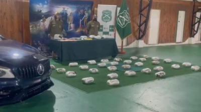Operativo en Los Lagos y Los Ríos permite incautar más de 40 kilos en drogas y desarticular banda criminal
