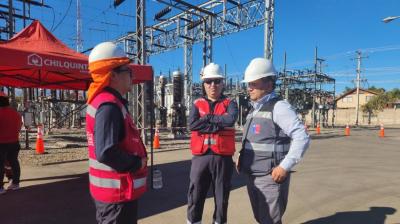 Los Andes: seremi de Energía destaca subestación móvil que refuerza el sistema eléctrico en invierno
