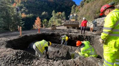 Alto Biobío: pavimentación de ruta cordillerana Ralco - Palmucho supera el 66% de avance