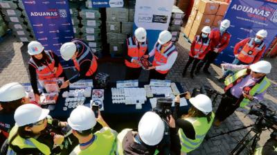 Incautan más de 2 millones de dólares en tecnología de contrabando en San Antonio