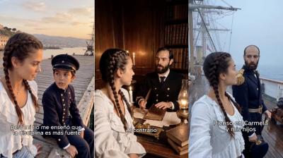 [VIDEO] Armada recreó a Arturo Prat con inteligencia artificial en redes sociales: "Dile a Chile que no se rinda"