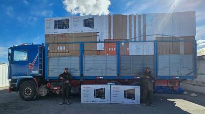 Decomisan  330 televisores de contrabando en Colchane