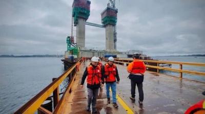Amenaza de huelga en el Puente Chacao pone en riesgo plazos de entrega