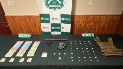 Detienen a 5 sujetos por microtráfico en Coihueco