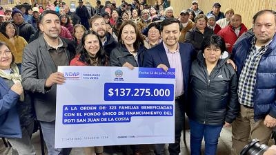 Entregan más de $137 millones para 323 agricultores de San Juan de la Costa