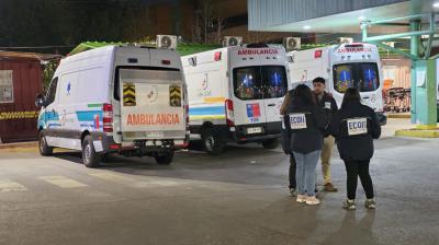 Tres menores de edad resultaron baleados en Quilicura