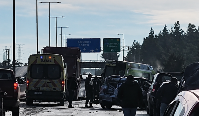 Choque múltiple en Coronel deja a una funcionaria del Samu fallecida