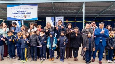 [FOTOS] Finalizan obras de conversación en dos establecimientos escolares de Quilpué