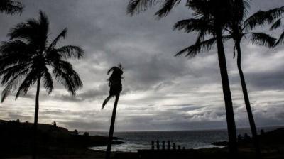 Senapred mantiene activa una Alerta Temprana Preventiva por lluvia en Rapa Nui