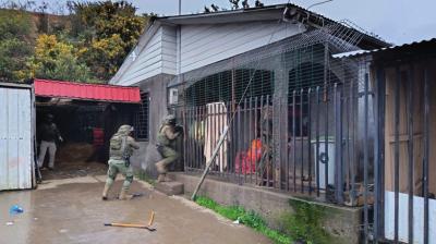 Operativo en Coronel desarticuló focos de ventas de drogas y deja cuatro detenidos