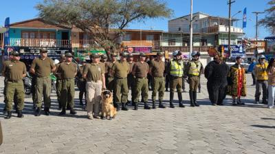 Contabilizan 55 detenidos en la localidad de La Tirana