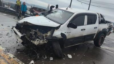 Siete lesionados dejó accidente de tránsito en la Ruta 5 en Quellón