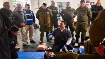 Carabineros capacita a equipos municipales de Chiloé para fortalecer el patrullaje preventivo