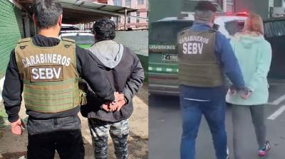 Carabineros captura a dos prófugos de la justicia durante operativo en Viña del Mar
