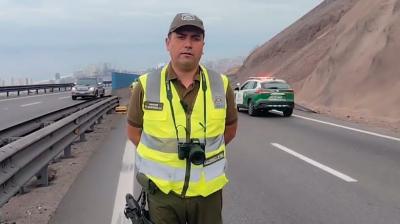 [VIDEO] Un fallecido dejó atropello en la ruta 16 que une Iquique y Alto Hospicio
