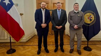 Gobernador del Biobío y alcalde de Concepción se reunieron con el ministro del Interior y aseguran que obras del transporte público se ejecutarán