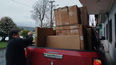 Hortaliceras de Dalcahue reciben equipamiento para la comercialización de sus productos