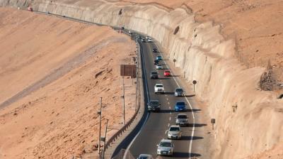 Anuncian cierre de la bajada por Ruta 16 desde Alto Hospicio hacia Iquique