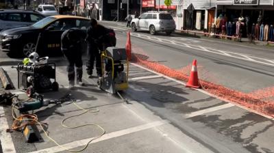 Realizan trabajos para habilitar nueva detención de locomoción colectiva en Dalcahue