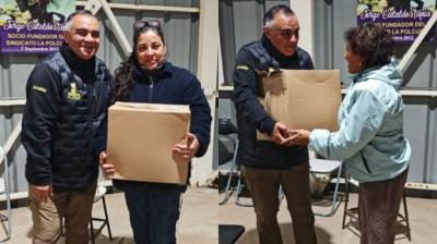 La Ligua: algueros de La Polcura recibieron ayuda tras quedar afectados por los temporales