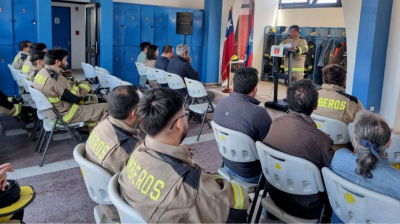 Bomberos de San Esteban relanza campaña en colaboración con Esval para recibir aportes